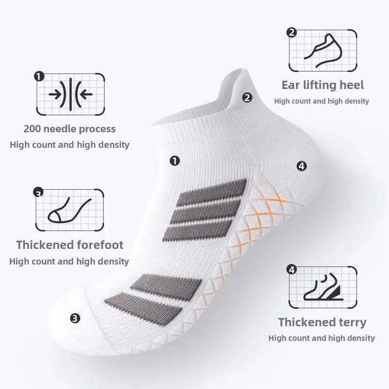 🧦Unisex No-Show Socken – Rutschfest, Atmungsaktiv & Perfekt für Sport